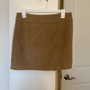 Wool mini skirt